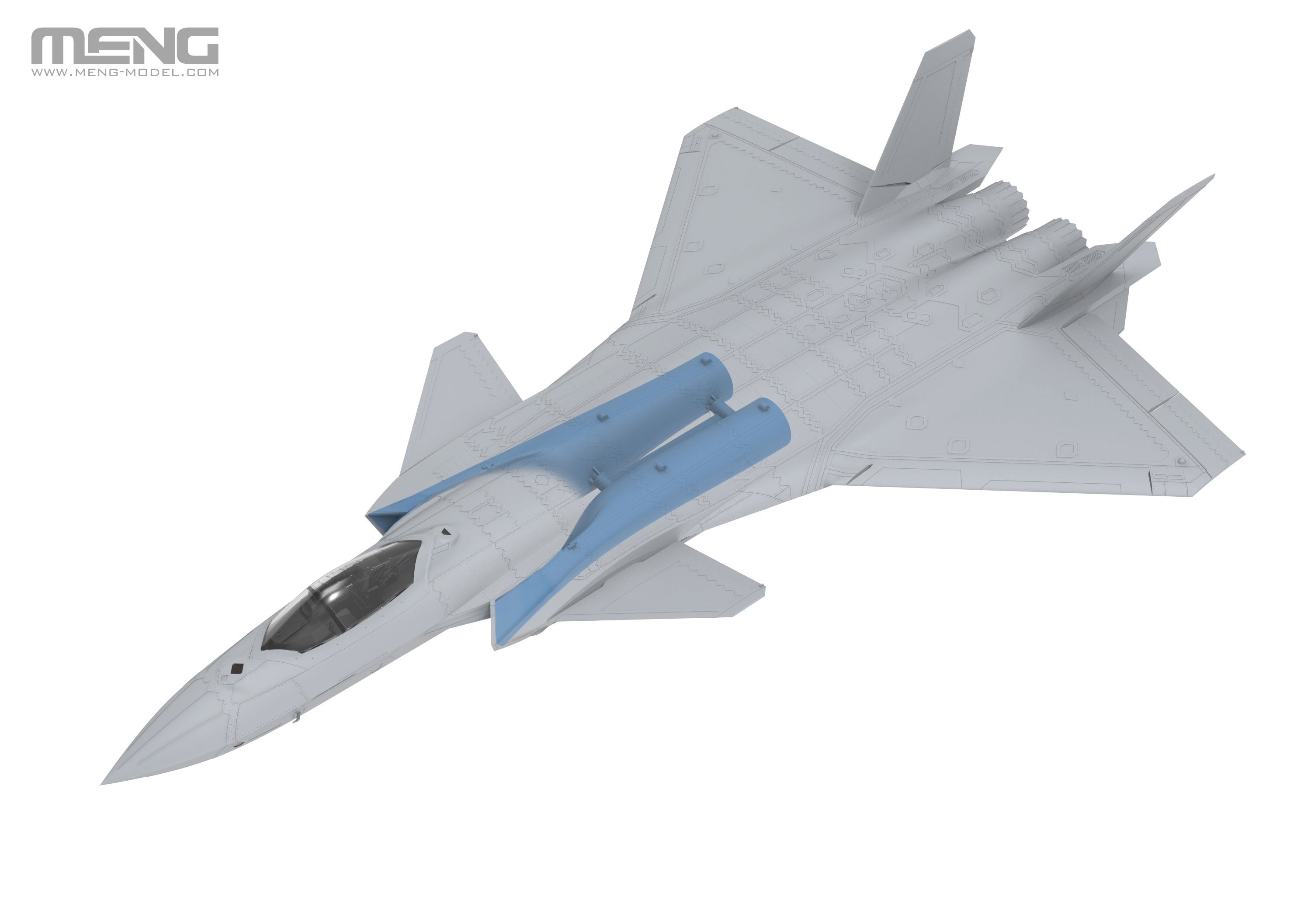 Meng: 1/48 Chinese J-20 Stealth Fighter