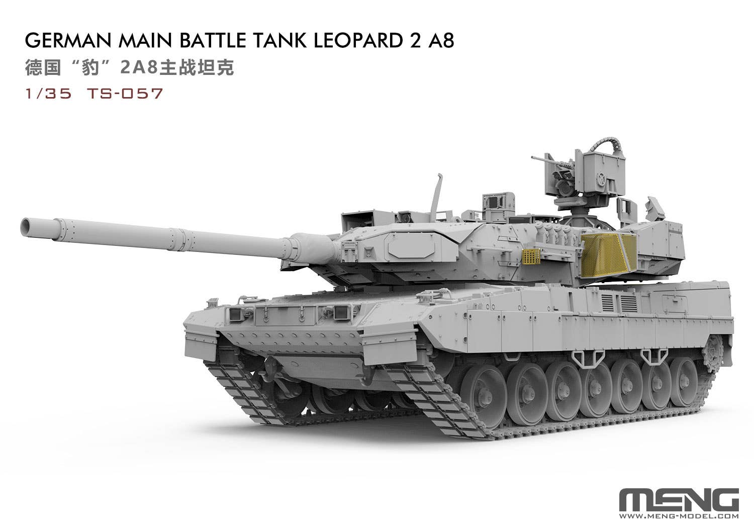 Meng: 1/35 German Main Battle Tank Leopard 2 A8