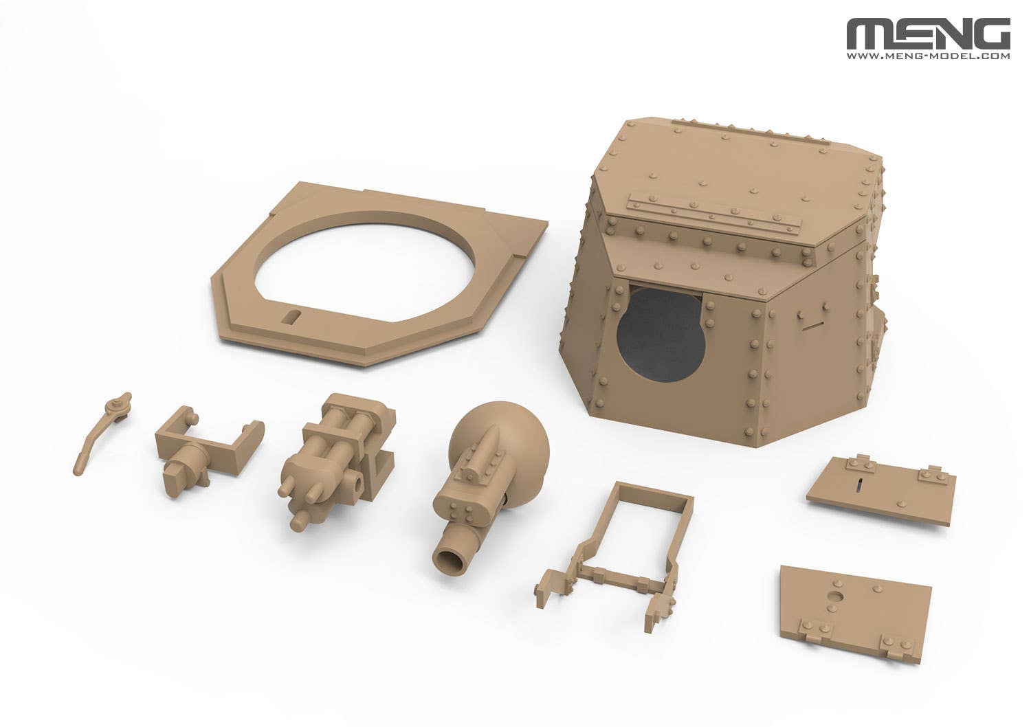 Meng: 1/35 French FT 75 BS Self-Propelled Gun