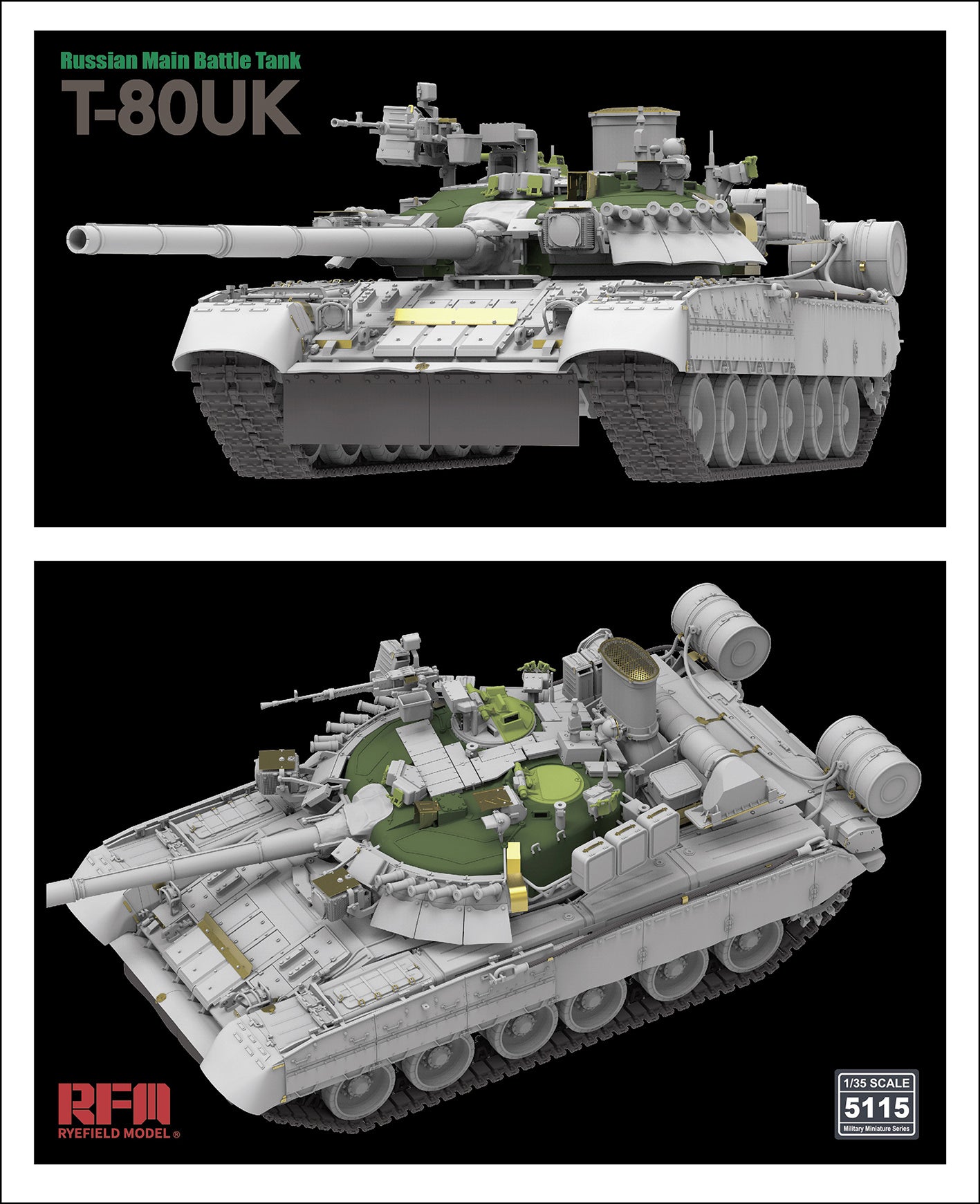 RFM: 1/35 Russian T-80UK Main Battle tank