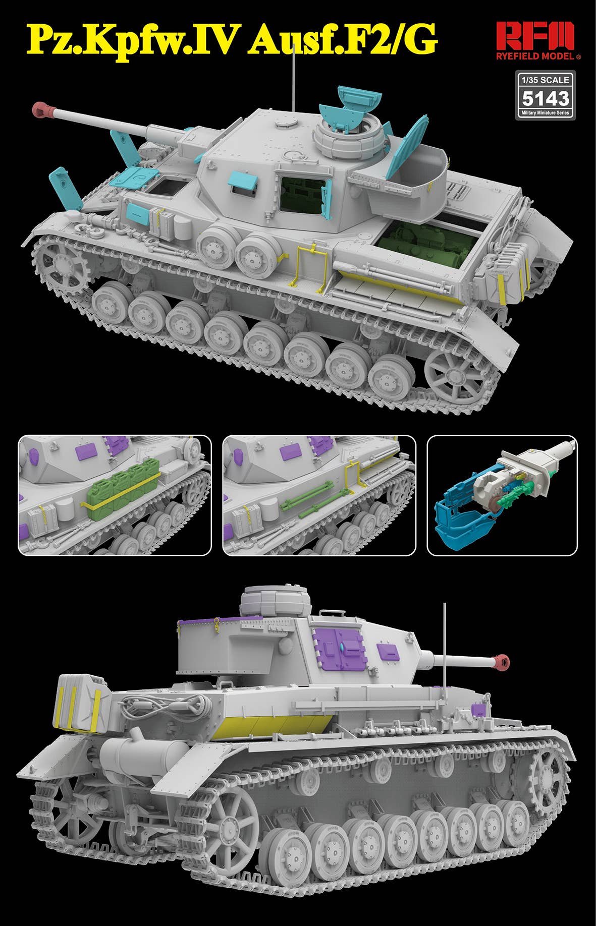 RFM: 1/35 Panzerkampfwagen IV Ausf. F2/G