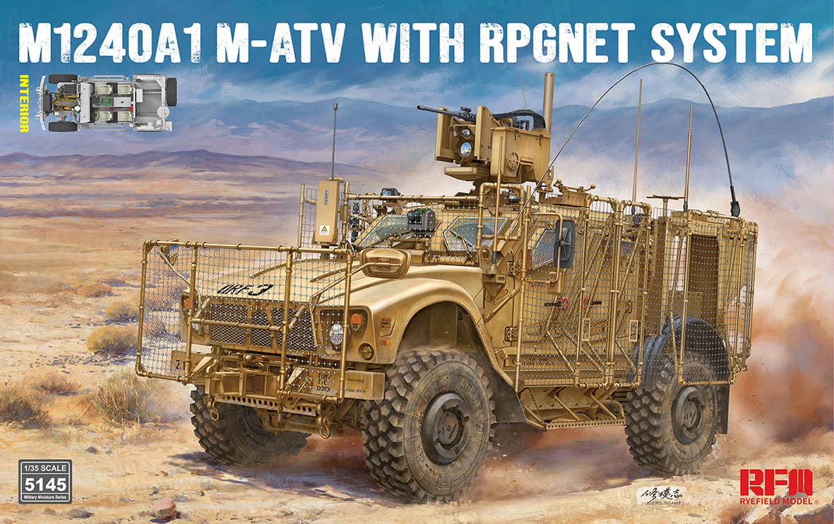 RFM: 1/35 U.S MRAP All Terrain Vehicle M1240A1 M-ATV with RPGNET System