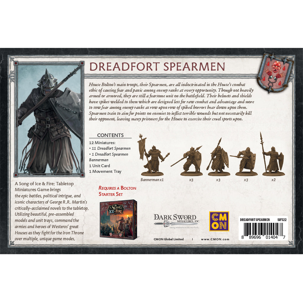 A Song of Ice and Fire - House Bolton: Dreadfort Spearmen