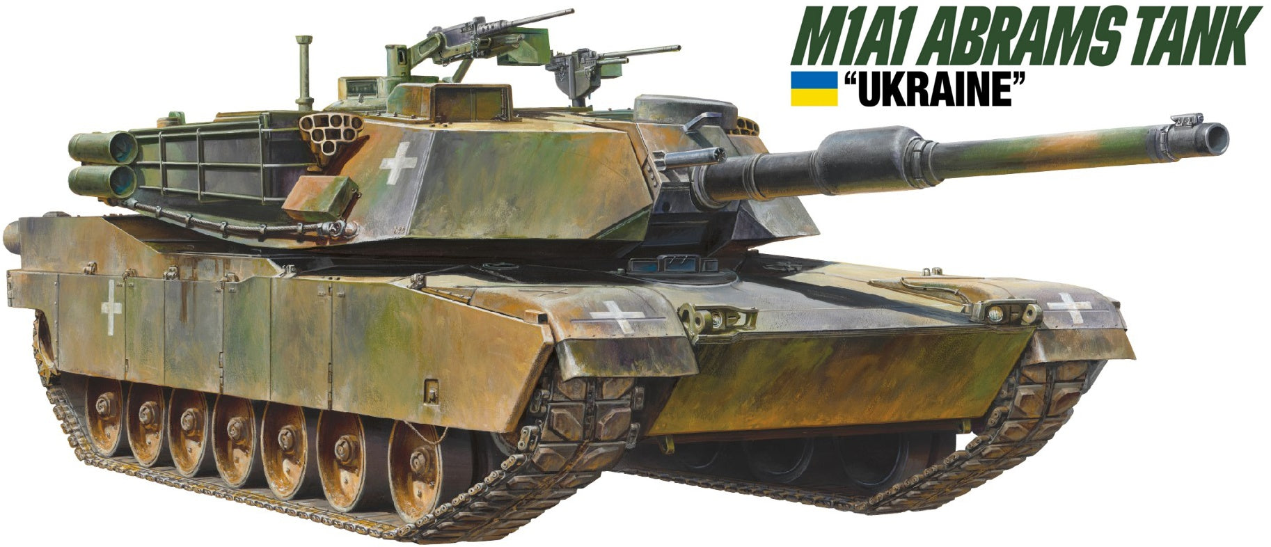 Tamiya: 1/35 M1A1 Abrams Tank Ukraine