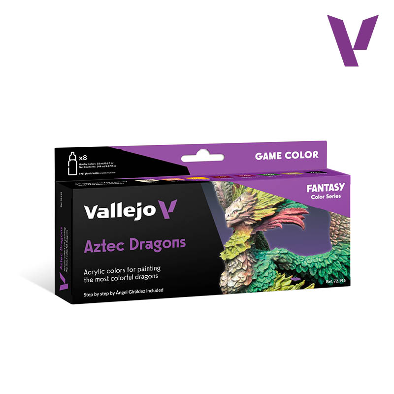 Vallejo: Game Color Aztec Dragons Set (8 Colors)
