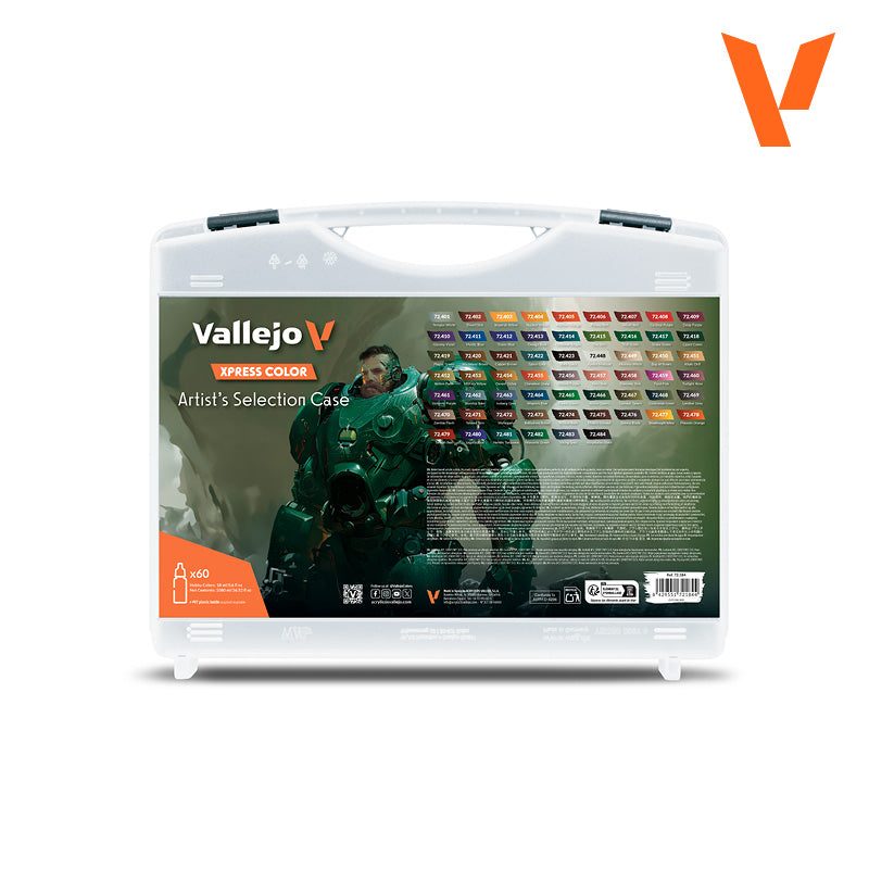 Vallejo: Xpress Color Artist’s Selection Case (60 Colors)