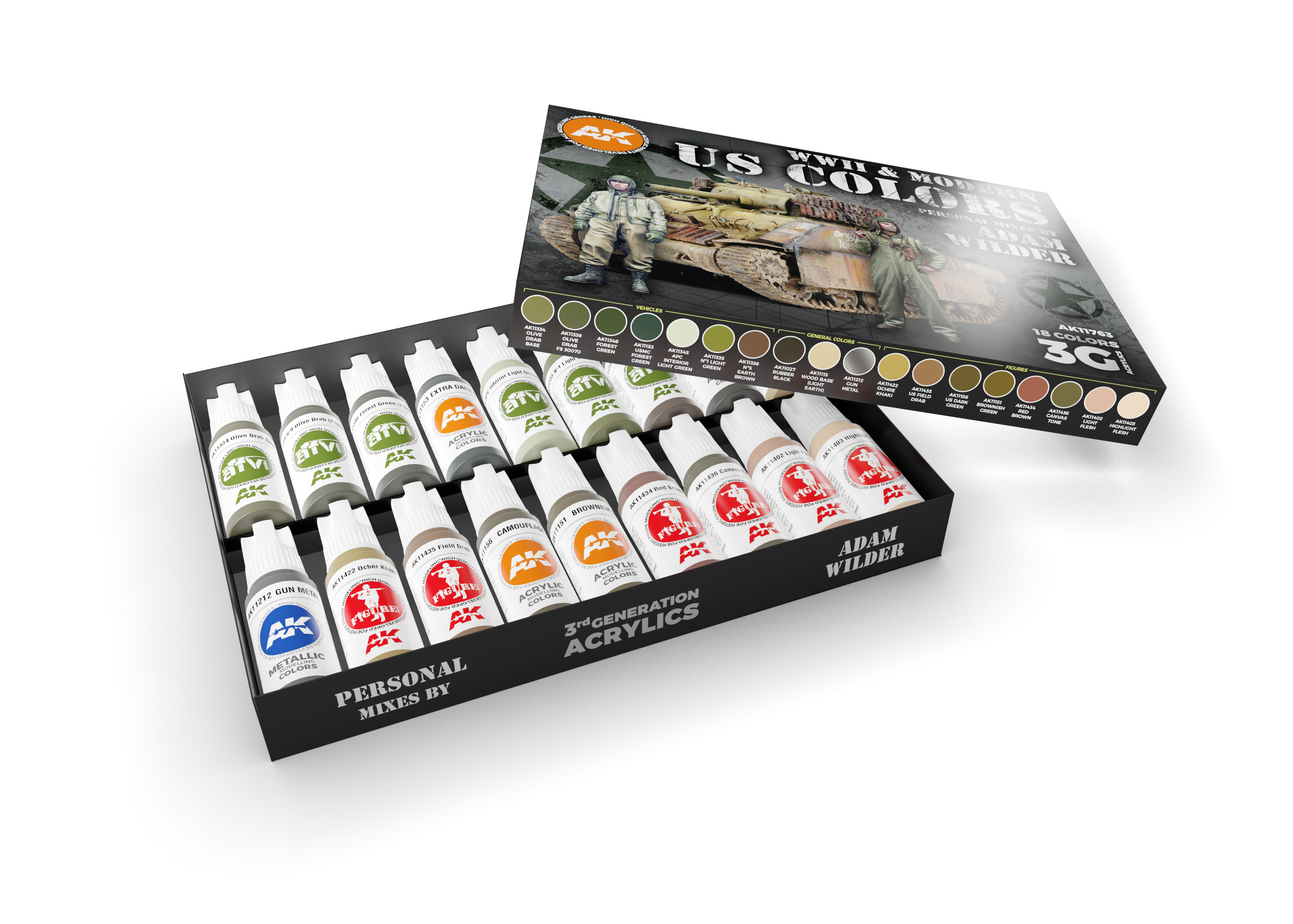 AK11763: Signature Set - Adam Wilder (WW2 & Modern US)