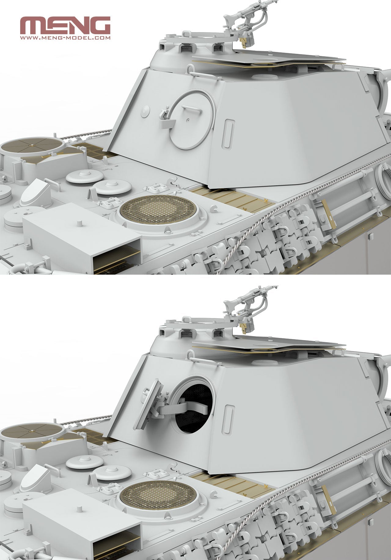 Meng: 1/35 German Medium Tank Sd.Kfz.171 Panther Ausf.G Early/Ausf.G with Air Defense Armor