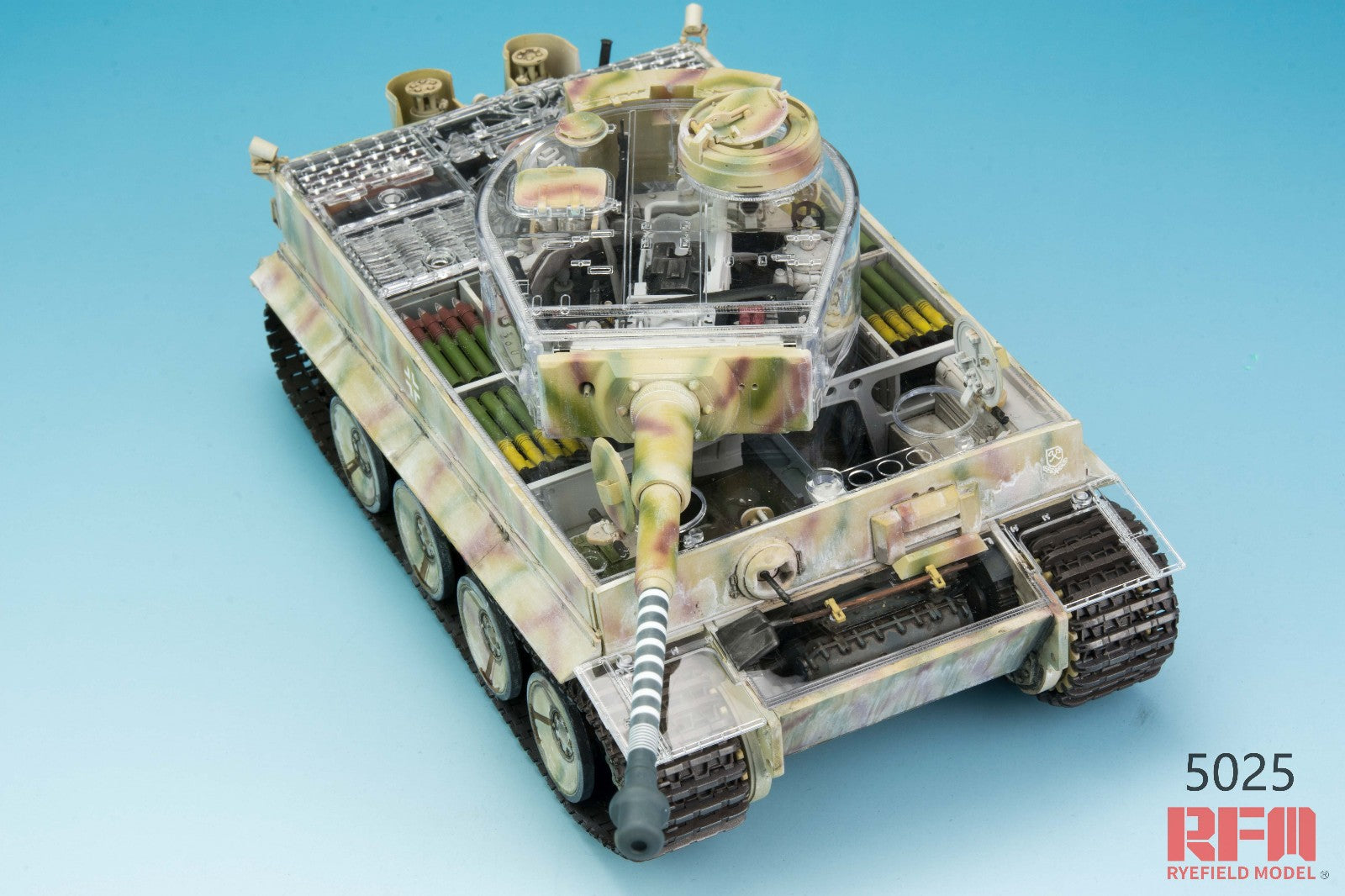 RFM: 1/35 Tiger I, w/Full Interior & Clear Parts of the Hull & Turret