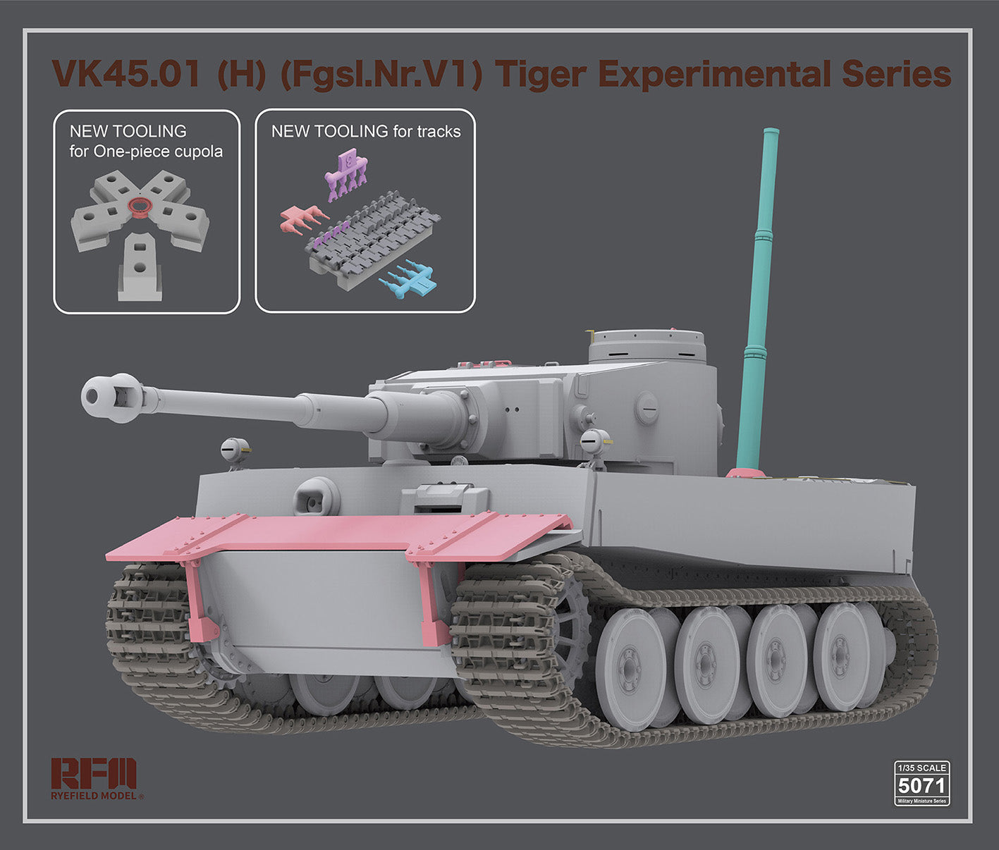 RFM: 1/35 VK45.01(H) (Fgsl.Nr.V1) Tiger Experimental Series
