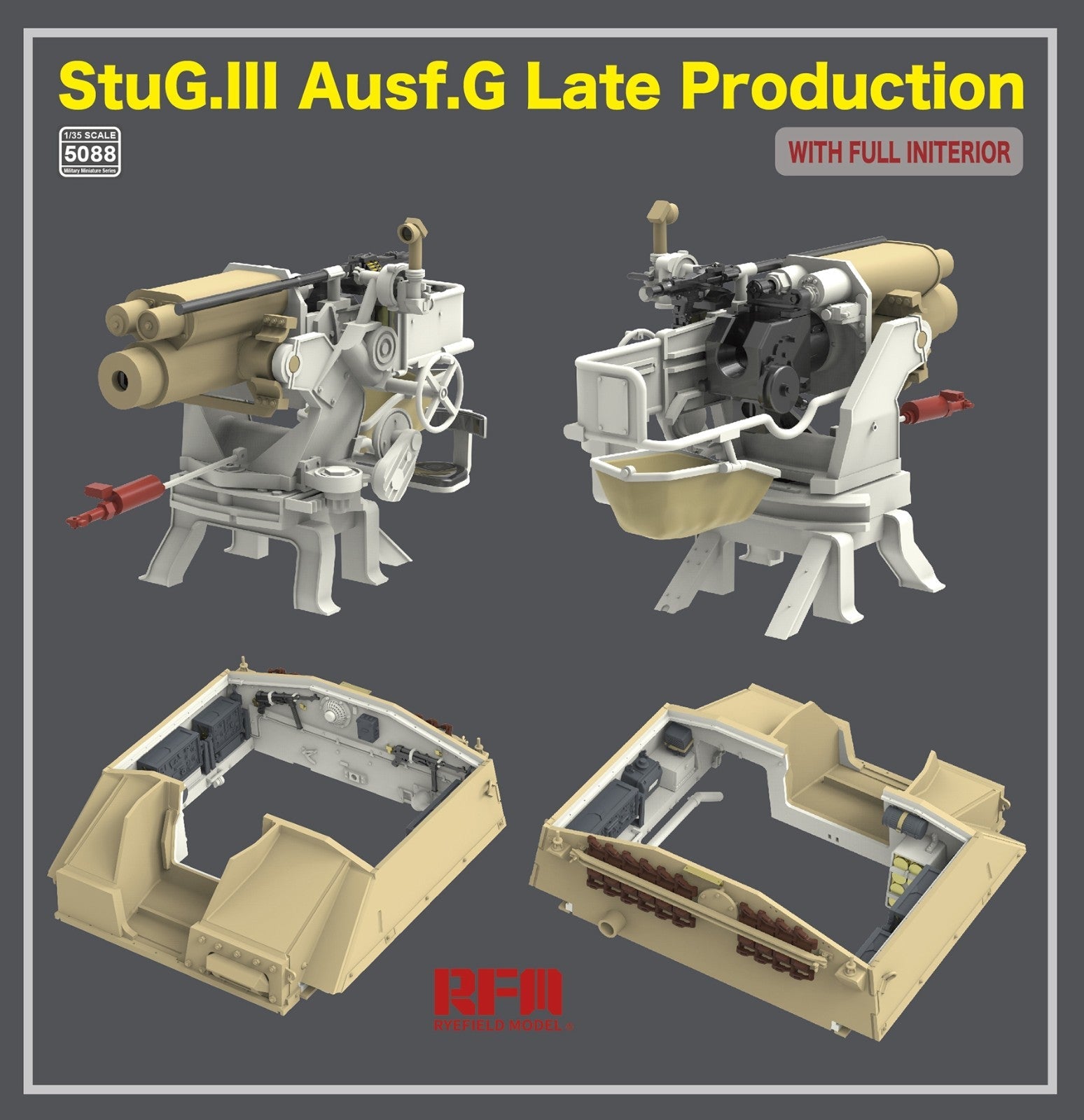 RFM: 1/35 StuG.III Ausf.G Late Production, Full Interior