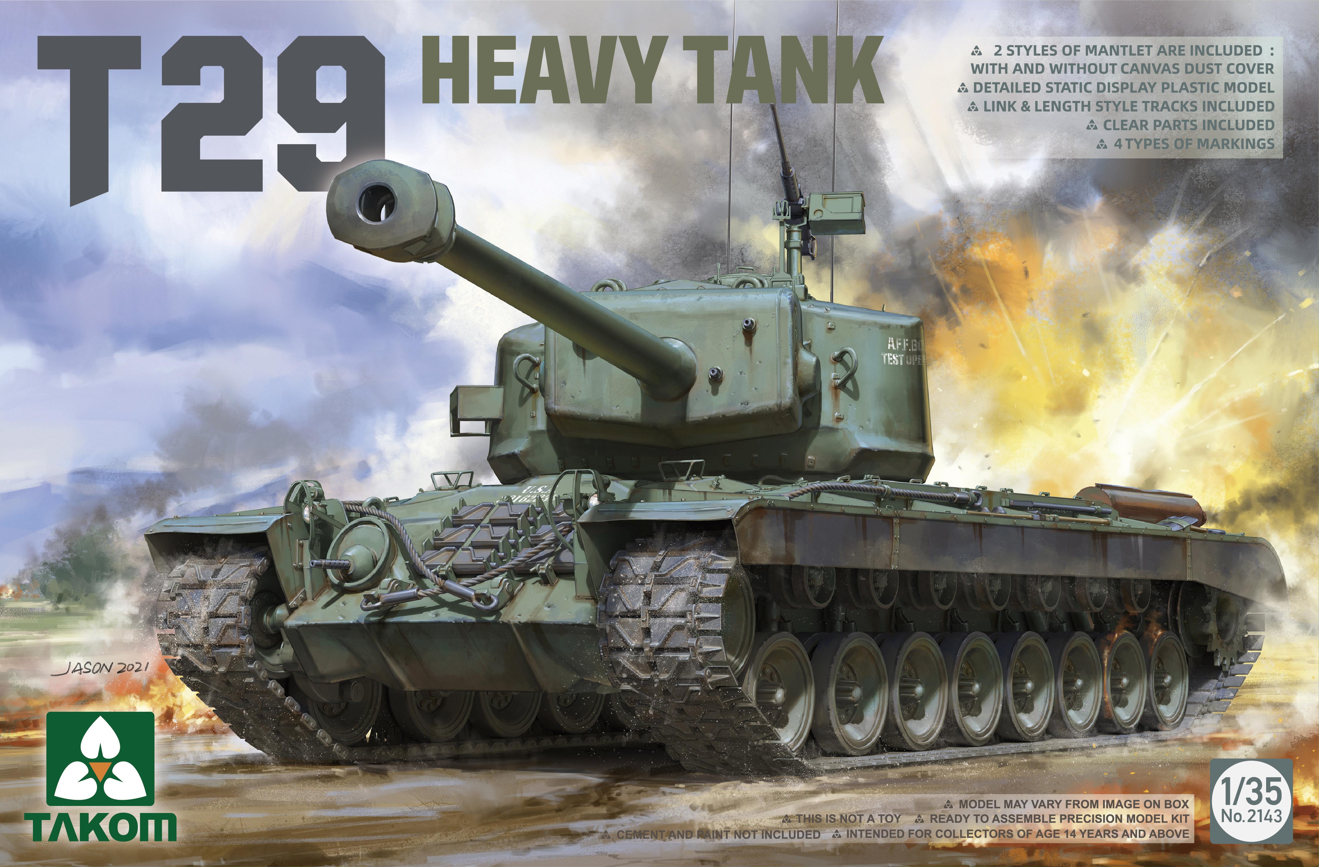 Takom: 1/35 US Heavy Tank T29