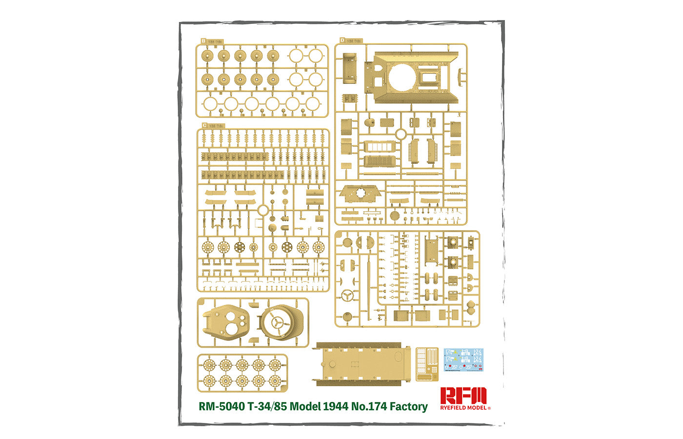 RFM: 1/35 T34/85 Model 1944 No.174 Factory
