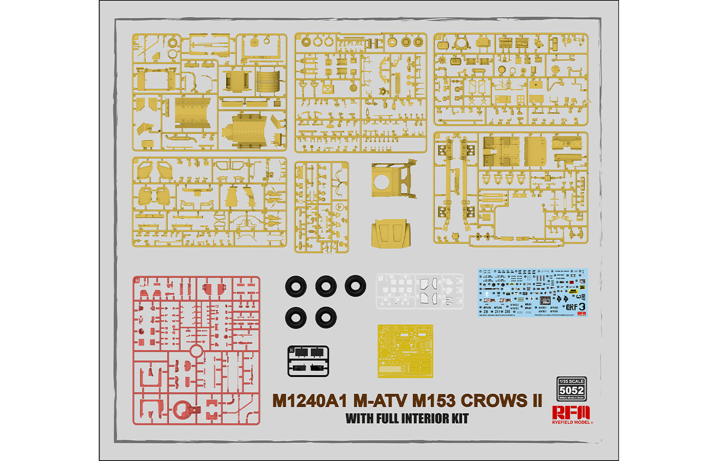 RFM: 1/35 M1240A1 M-ATV (M153 CROWS II), Full Interior