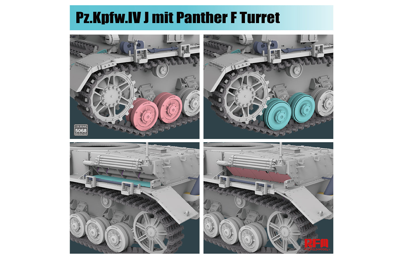 RFM: 1/35 Pz.Kpfw.IV J mit Panther F Turret