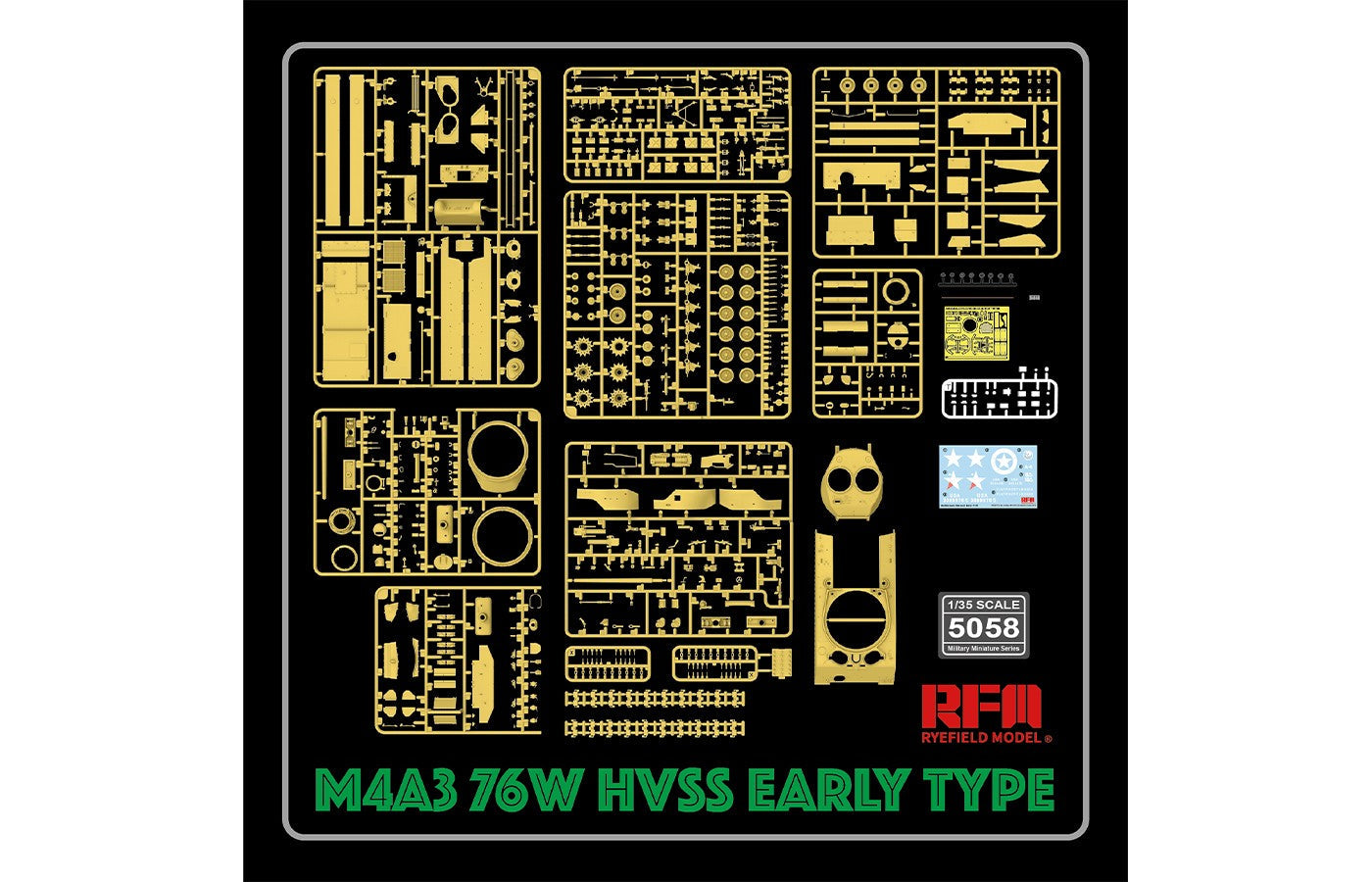 RFM: 1/35 Sherman M4A3 76W HVSS Eearly Type