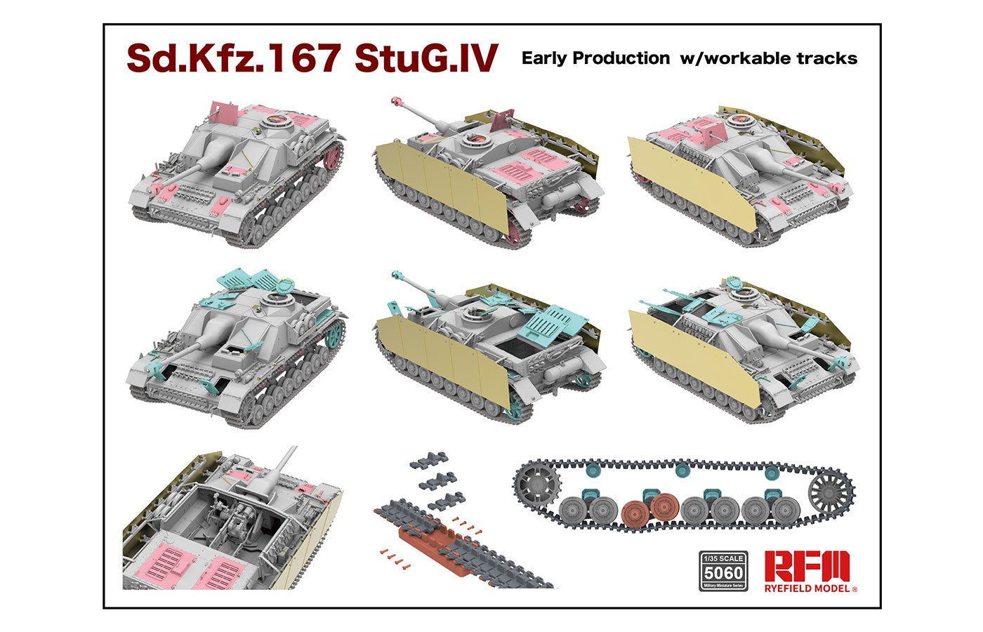 RFM: 1/35 Sd.Kfz.167 StuG.IV Early Production w/Workable Track Links