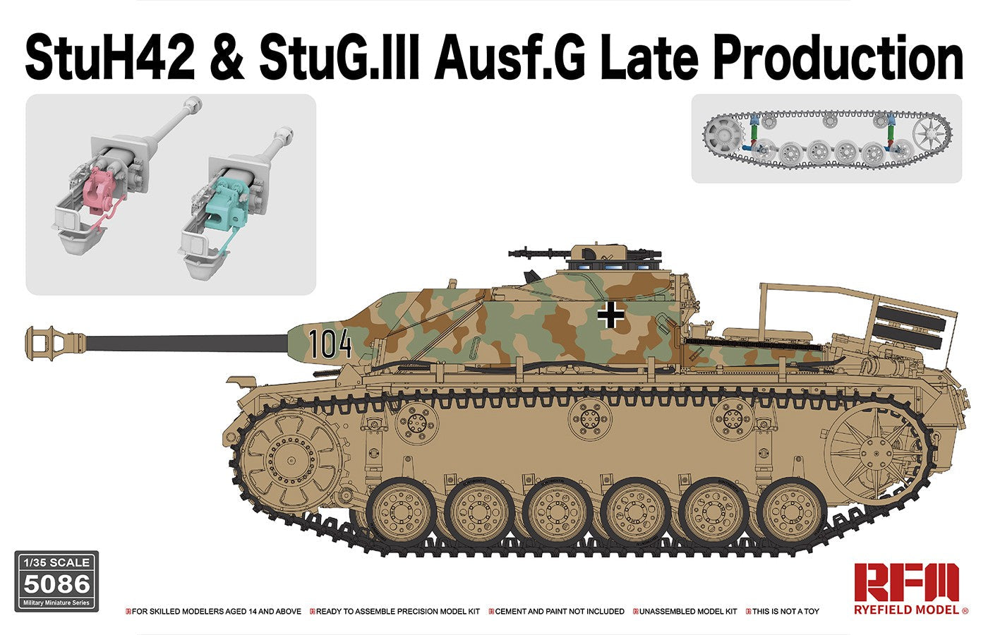 RFM: 1/35 StuH42 & StuG.III Ausf.G Late Production