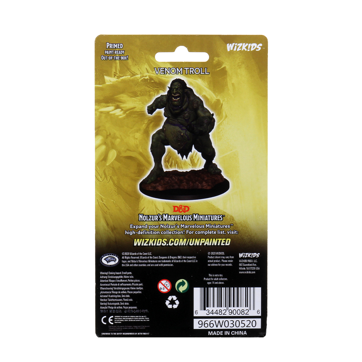 D&D Nolzur's Marvelous Miniatures - Venom Troll