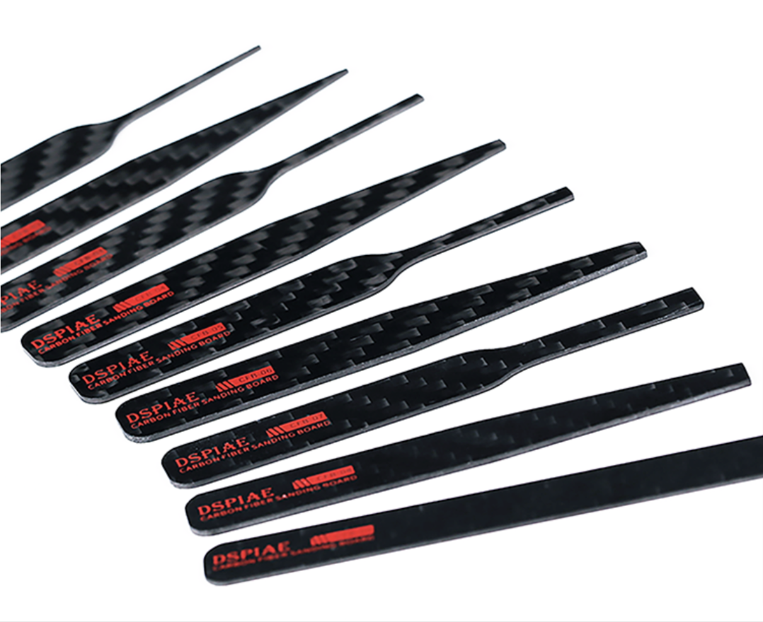 DSPIAE: Irregular Carbon Fiber Sanding Stick (Adhesive sandpaper required)