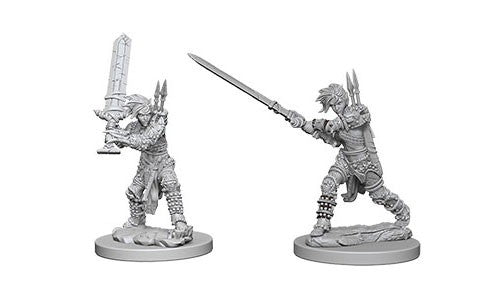 Pathfinder Deep Cuts Unpainted Miniatures: WV6 Female Human Barbarian