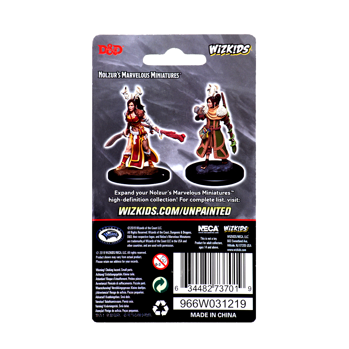 D&D Nolzur's Marvelous Miniatures - Female Human Druid