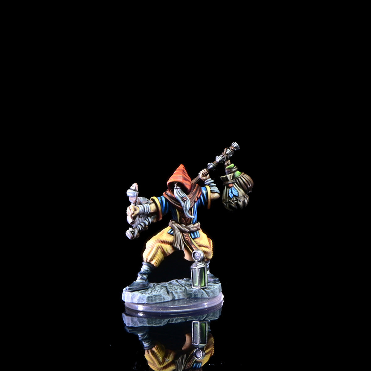 D&D Frameworks: Human Monk Male - Unpainted and Unassembled