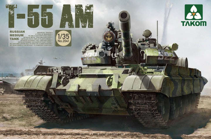 Takom: 1/35 Russian Medium Tank T55 AM