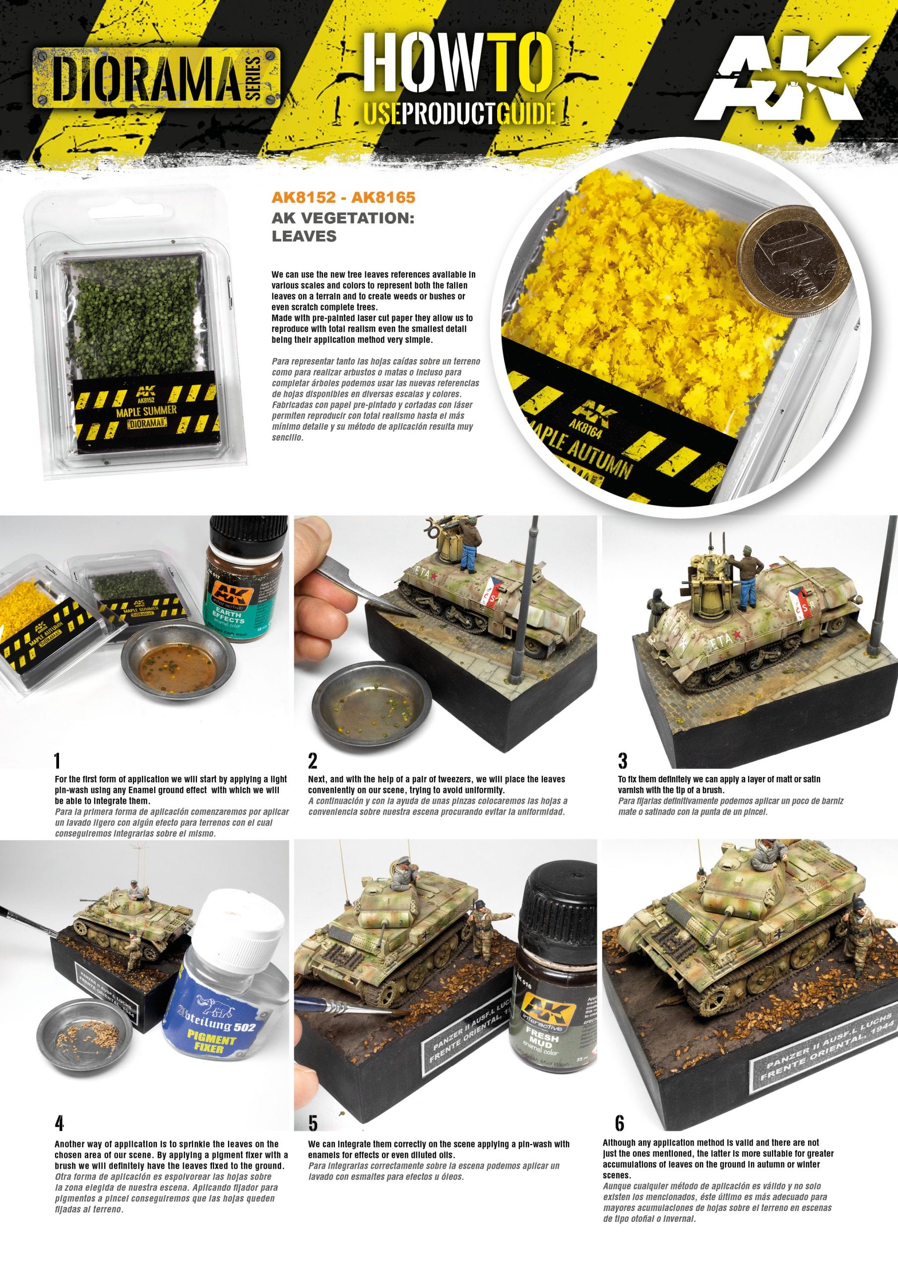 AK8159: Leaves - Oak Late Autumn 1/72 (7g)
