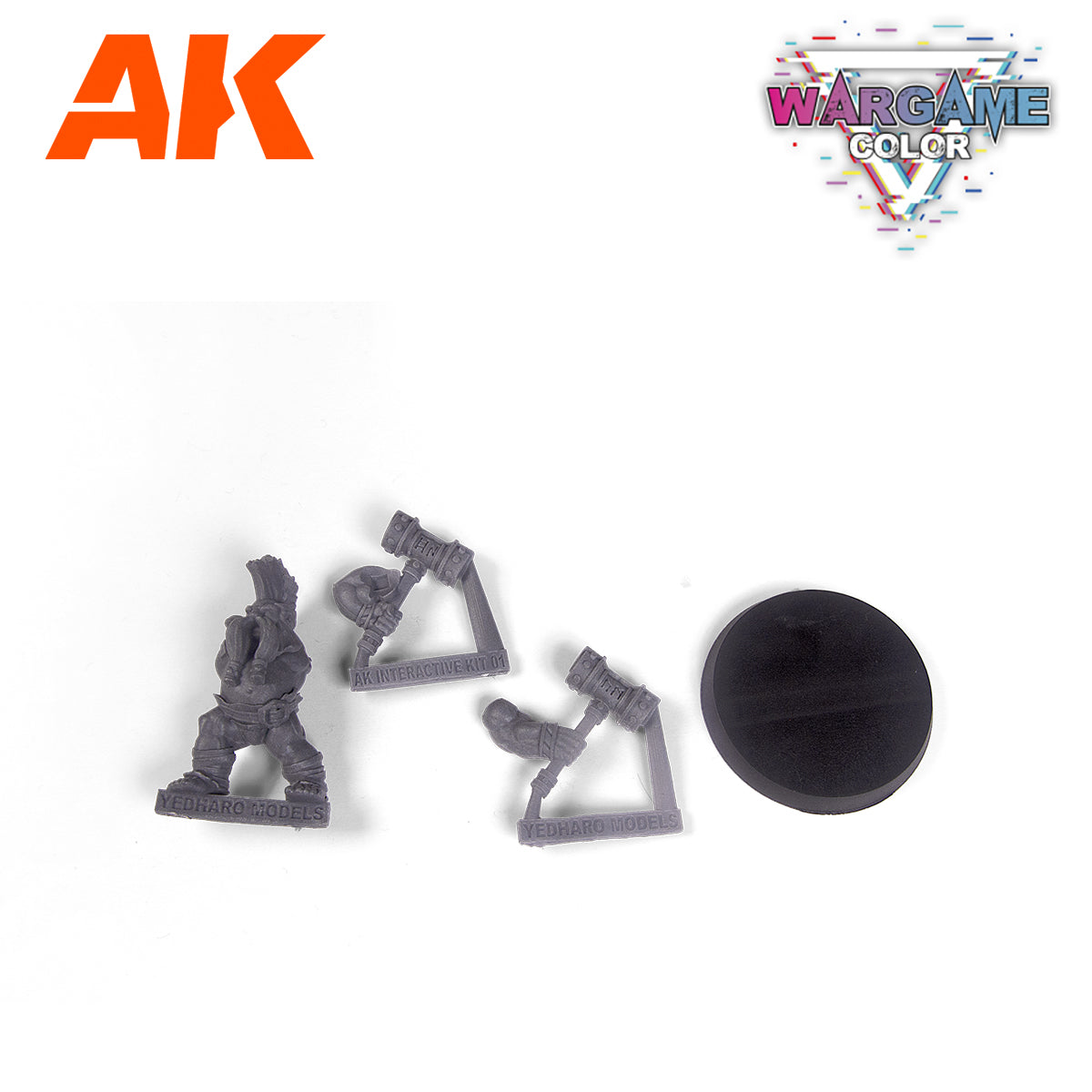 AK11769: Wargame Starter Set - Crusher Dwarf, 14 Colors & 1 Figure