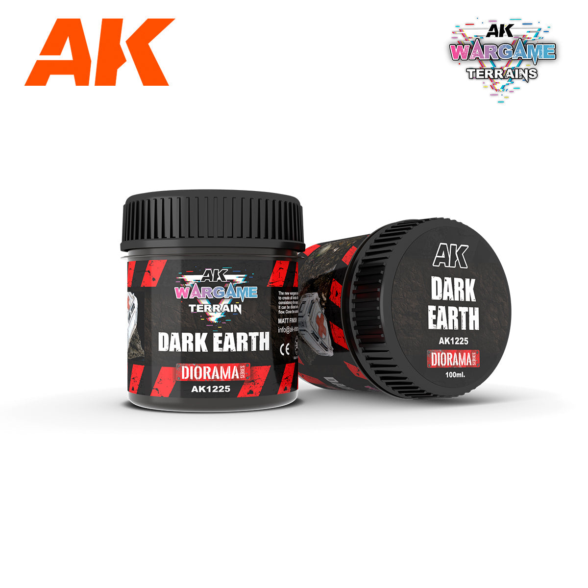 AK1225: Wargame Terrains - Dark Earth (100mL)