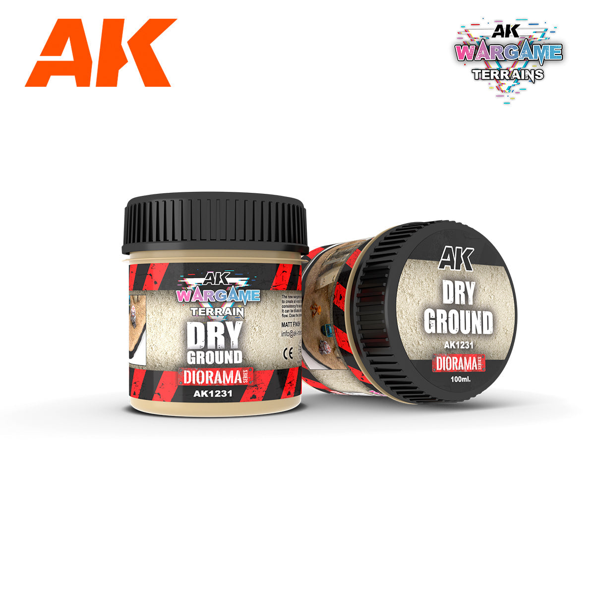 AK1231: Wargame Terrains - Dry Ground (100mL)