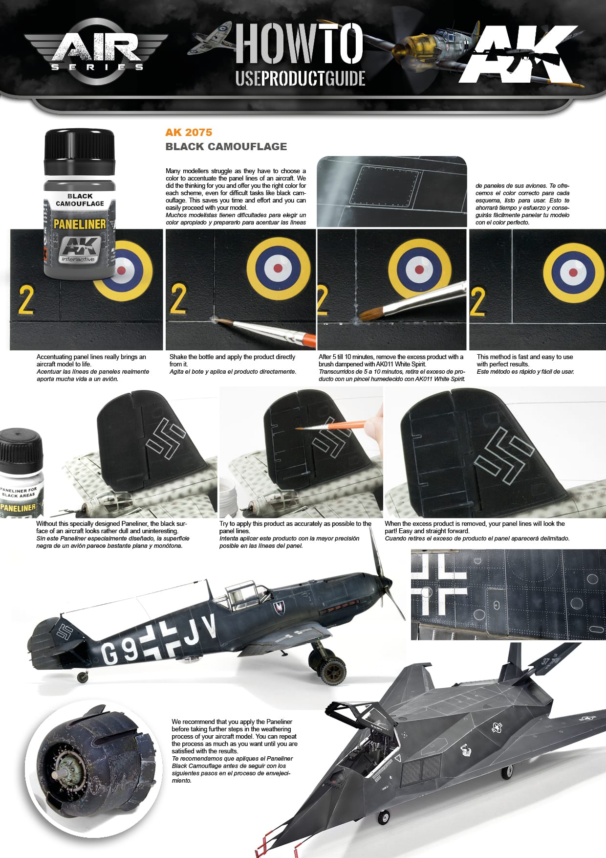 AK: 2075 Paneliners for Black Camouflage