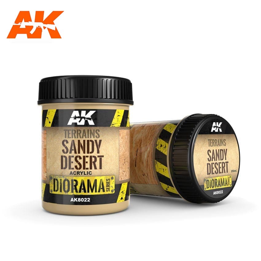 AK8022: Diorama - Terrains Sandy Desert (250mL)