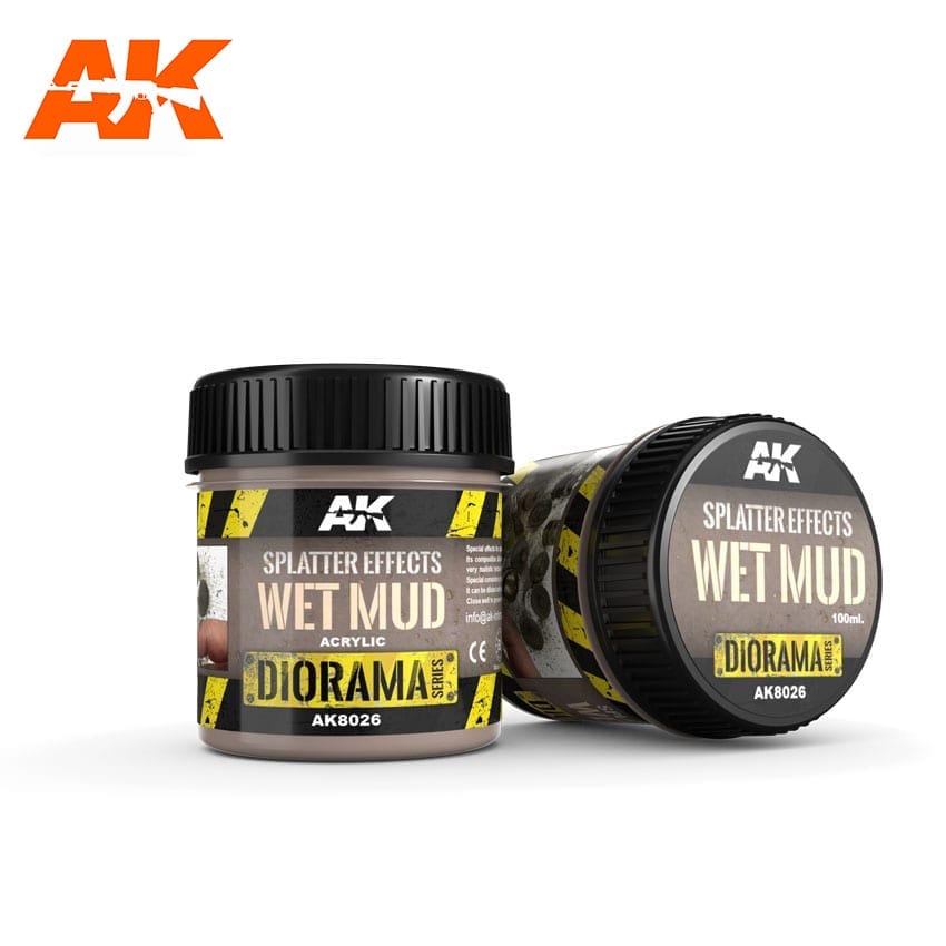 AK8026: Diorama - Splatter Effects Wet Mud (100mL)