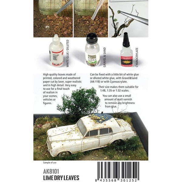 AK8101: Lime Dry Leaves 1/35