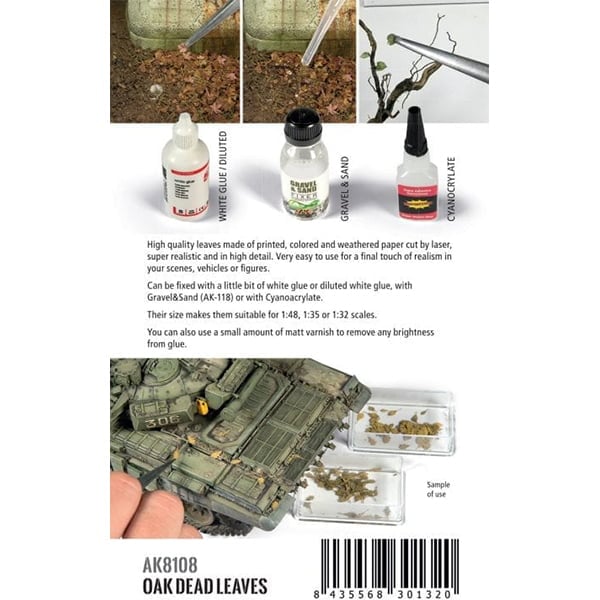 AK8108: Oak Dead Leaves 1/35