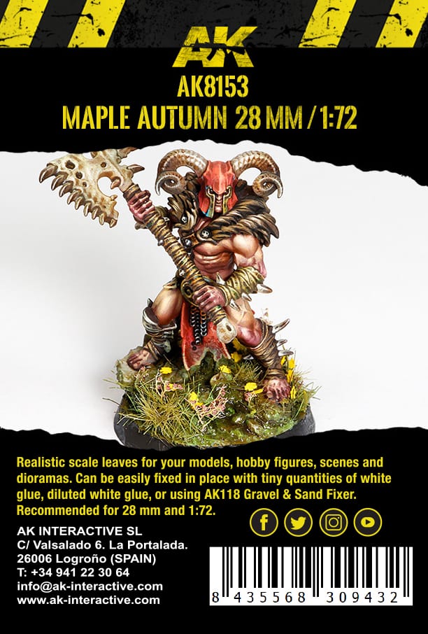 AK8153: Leaves - Maple Autumn 1/72 (7g)