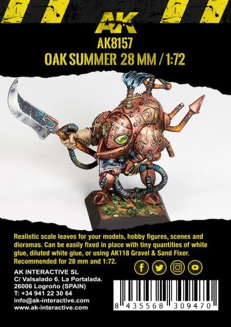 AK8157: Leaves - Oak Summer 1/72 (7g)