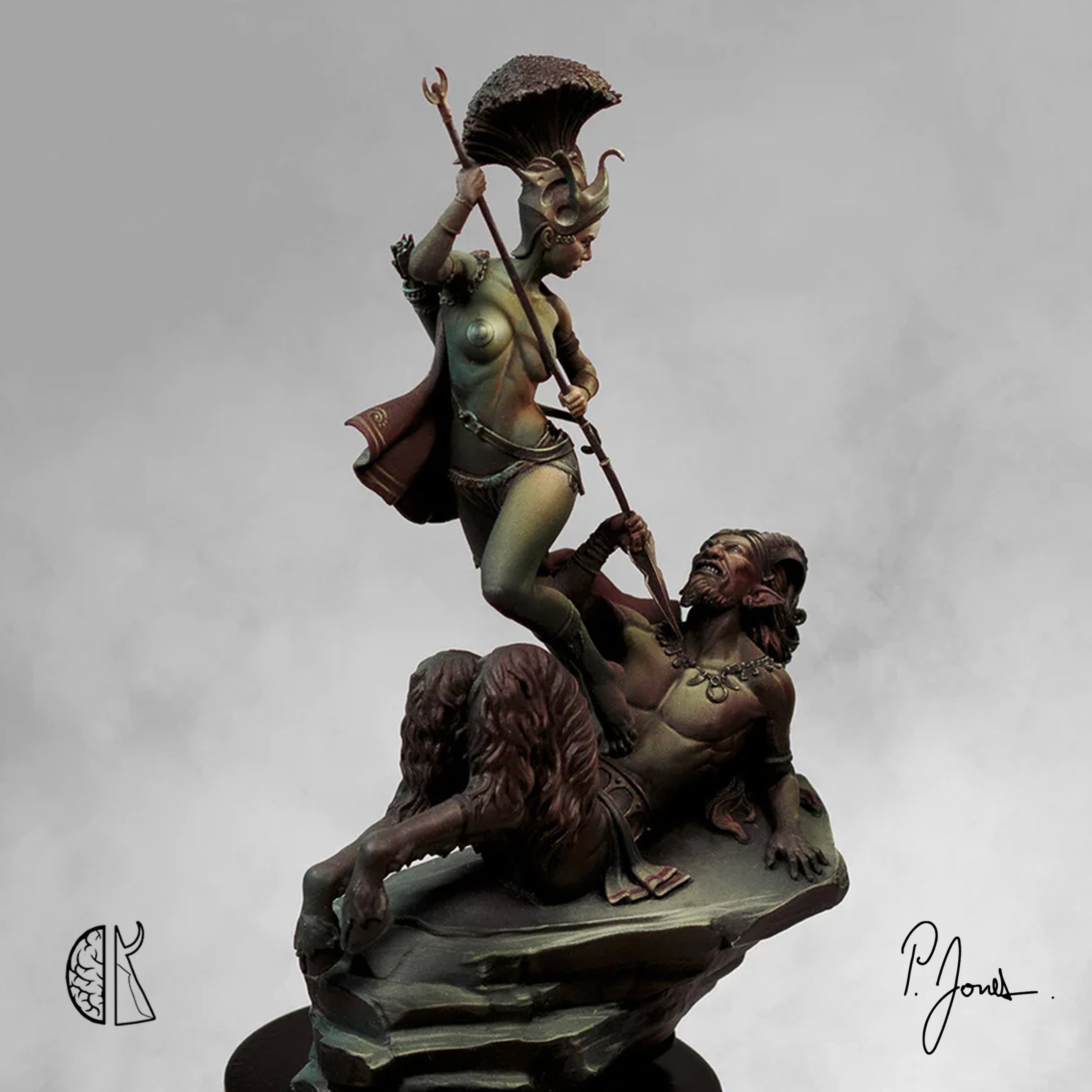 Patrick J. Jones: Artemis and the Satyr