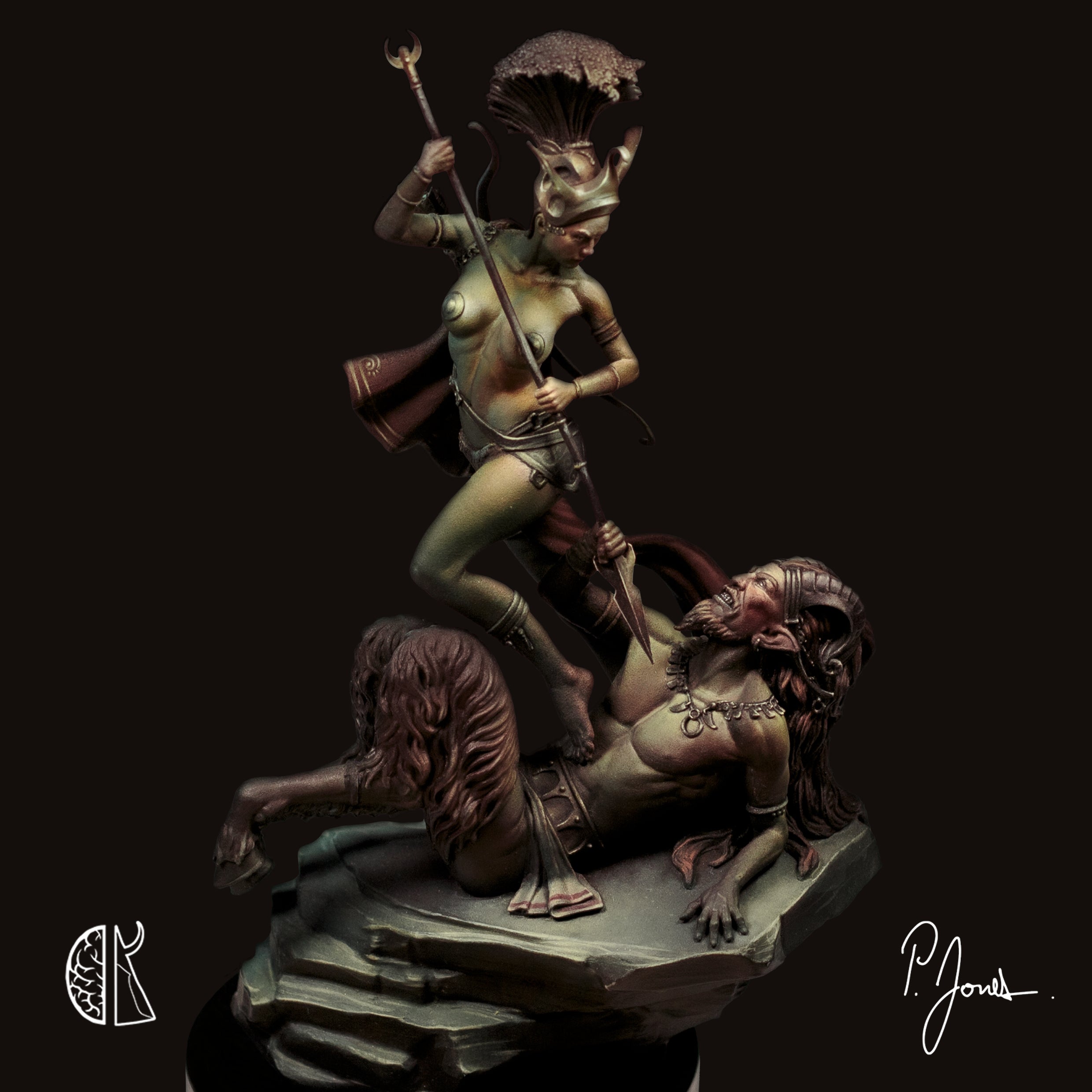 Patrick J. Jones: Artemis and the Satyr