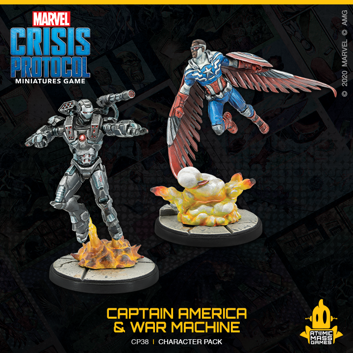 Marvel Crisis Protocol: Captain America & War Machine