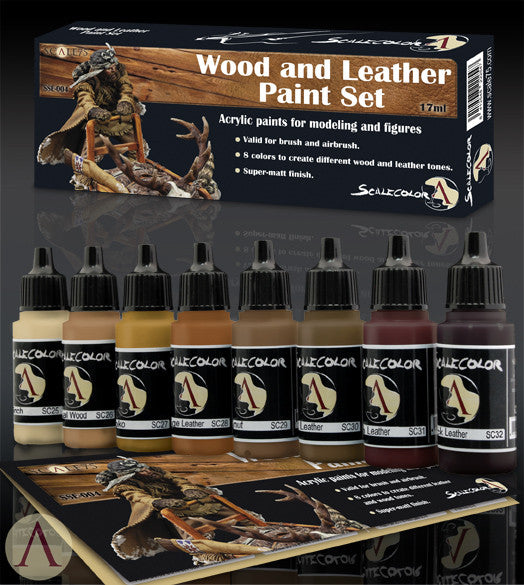 Scale75: Wood And Leather Paint Set