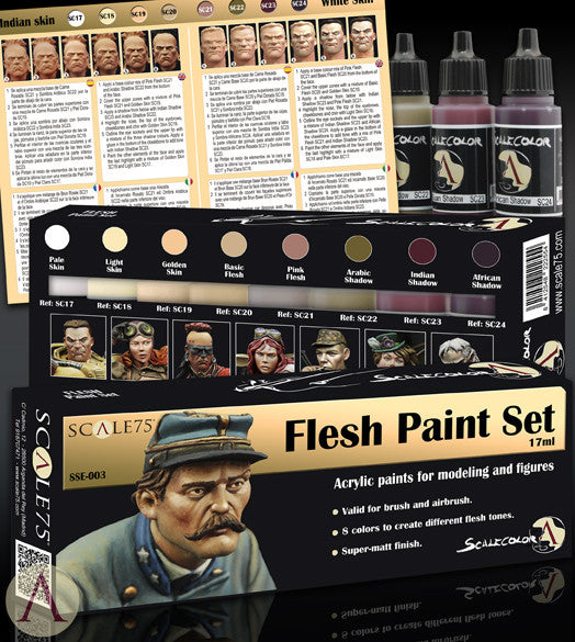 Scale75: Flesh Paint Set