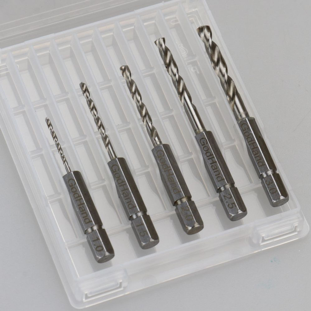 God Hand - Quick Attachable Drill Bit for Pin Vice (Hexagon) Set B