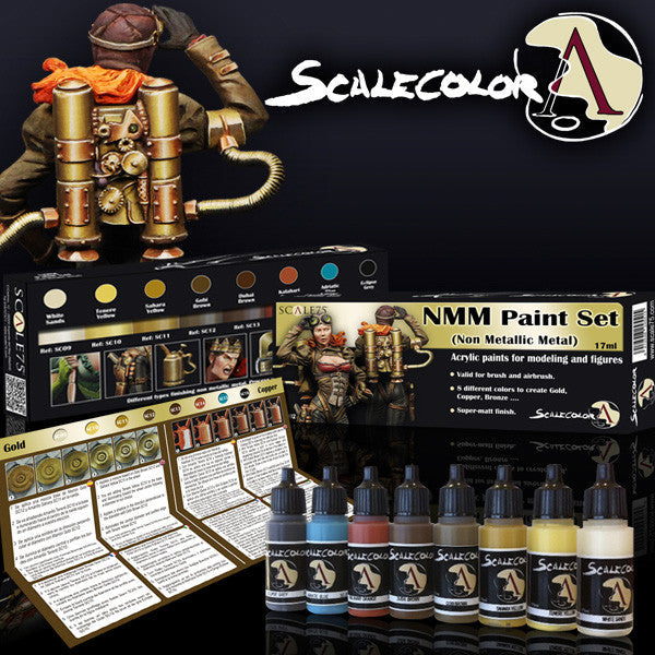 Scale75: NMM Paint Set Gold And Copper