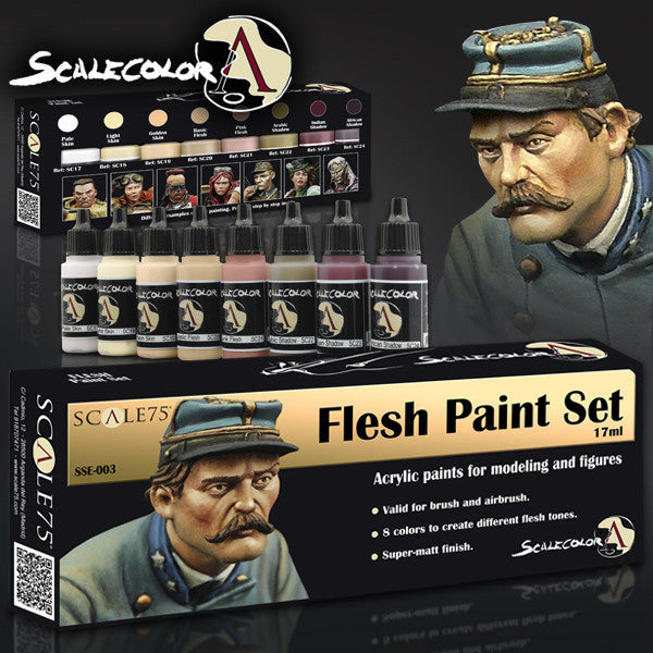 Scale75: Flesh Paint Set