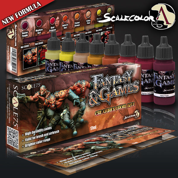 Scale75: Creatures From Hell Paint Set