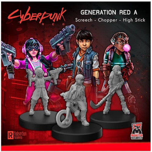 Cyberpunk Red Miniatures: Generation Red A
