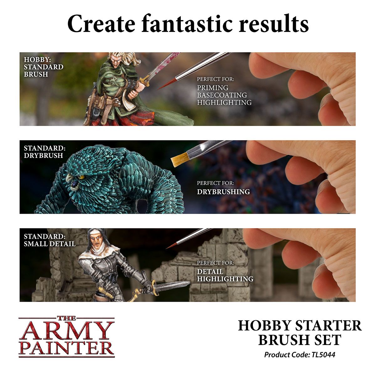 The Army Painter: Hobby Starter Brush Set